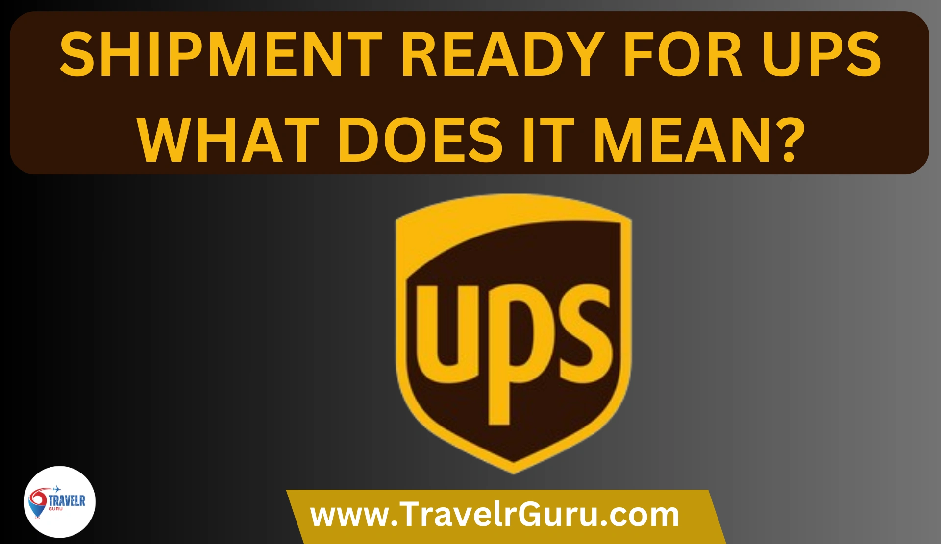 order processed in transit to ups